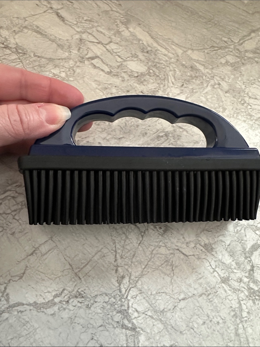Norwex Rubber Brush Cleaning Scrub Furniture/Pet Hair 357010 Blue Ergonomic